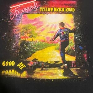 Elton John T-shirt 2019 Farewell Yellow Brick Road Tour Shirt Size XXL